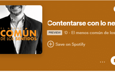 Podcast: contentarse con lo necesario (y disfrutarlo)