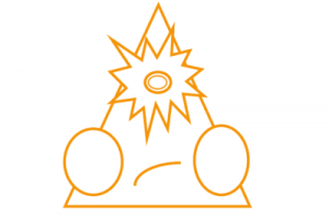 Descripción del rasgo de personalidad esquizoide. Conocer con un test para afrontar pronto y ser más felices. Icono del comportamiento esquizoide.. Icono del comportamiento  e